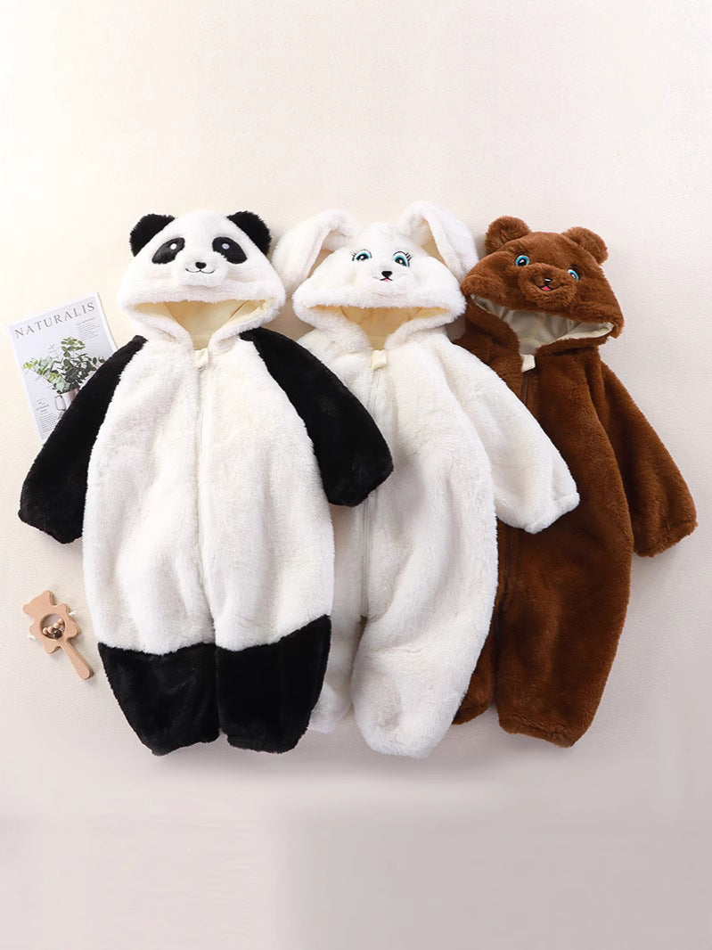 Baby rabbit Plush Jumpsuit